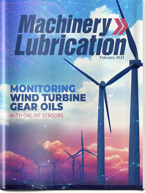 February 2023 – Monitoring Wind Turbine Gear Oils with Online Sensors